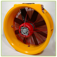 Blower door test