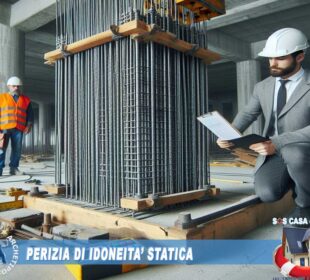 Perizia di idoneita statica su edificio con cedimenti delle fondazioni redatta da ingegnere strutturista