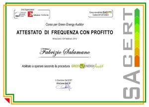 Green Energy Audit - Ingegnere