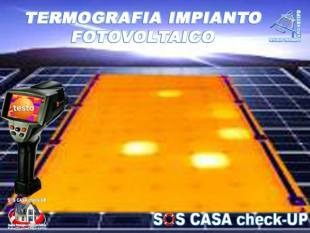 termografia impainto fotovoltaico a terra novara biella