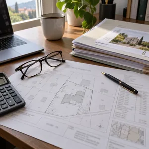 Planimetria catastale, documenti immobiliari e calcolatrice: competenze tecniche e amministrative dello studio di ingegneria
