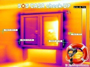 Termografia per la tenuta dei serramenti alle infiltrazioni aria