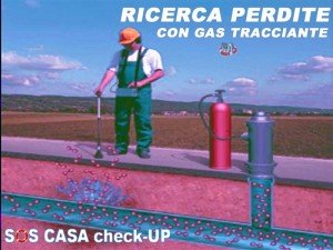 Ricerca perdite con il metodo del gas tracciante